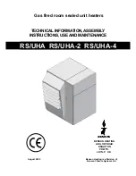 BENSON RS UHA Assembly And Use Manual preview