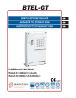 Bentel Security BTEL-GT Installation And User Manual preview