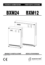 Preview for 1 page of Bentel Security BXM24 Installation Manual