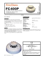 Bentel Security FireClass FC400P Manual preview