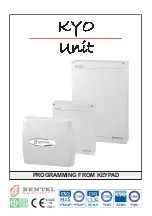 Bentel Security KYO 32 P Programming Manual предпросмотр