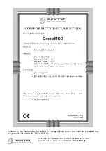 Preview for 2 page of Bentel Security OmniaMOD-V2 Installation And Use Manual