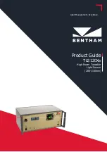 BENTHAM TLS120Xe Product Manual предпросмотр