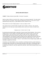 Preview for 46 page of Benthos 865-A Instructions For The Installation, Operation And Maintenance