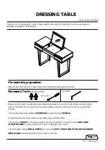 Preview for 1 page of Bentley Designs 4207-90 Assembly Instructions Manual