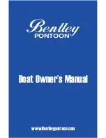 Bentley Pontoon Owner'S Manual preview