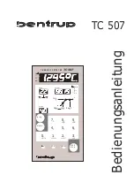 Preview for 1 page of bentrup TC 500 Series Operating Instructions Manual