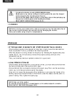 Preview for 44 page of benza H500 RTF Use And Maintenance Manual