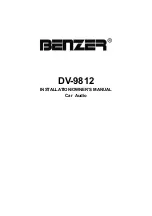 BENZER DV-9812 Installation & Owner'S Manual preview