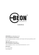 Preview for 16 page of BeON BN-2200 Instruction Manual