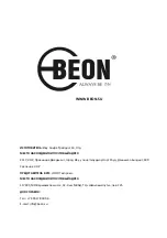 Preview for 12 page of BeON BN-395 Instruction Manual