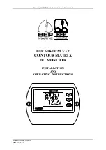 BEP Marine Matrix 600-DCM V3.2 Installation And Operating Instructions Manual preview