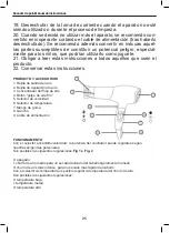 Предварительный просмотр 25 страницы Beper 40.979V Use Instructions