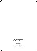 Preview for 28 page of Beper 90.455 Use Instructions