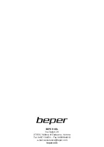 Preview for 36 page of Beper 90.494 Use Instructions