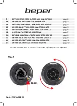 Предварительный просмотр 1 страницы Beper C301ABE001 Use Instructions