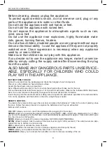 Preview for 8 page of Beper Mammut VE550 Use Instructions