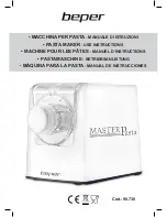 Beper Master Pasta 90.730 Use Instructions preview