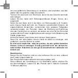 Предварительный просмотр 22 страницы Beper P102SBA007 Instructions Manual