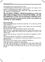 Предварительный просмотр 8 страницы Beper P206VEN240 Use Instructions