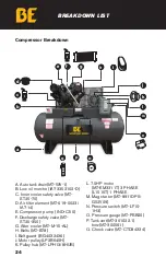 Предварительный просмотр 24 страницы BEPOWEREQUIPMENT 120 GALLON HORIZONTAL User Manual