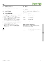 Предварительный просмотр 61 страницы Berbel BDL 115 SK Operating And Installation Instructions