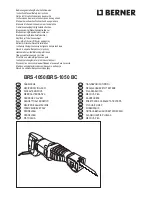 Предварительный просмотр 1 страницы Berbel BRS-1050 Instruction Manual And Safety Instructions