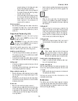 Предварительный просмотр 15 страницы Berbel BRS-1050 Instruction Manual And Safety Instructions