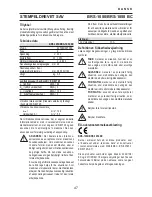 Предварительный просмотр 47 страницы Berbel BRS-1050 Instruction Manual And Safety Instructions