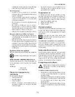 Предварительный просмотр 73 страницы Berbel BRS-1050 Instruction Manual And Safety Instructions