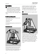 Предварительный просмотр 8 страницы Berbel BWH 60 Operating Instructions Manual