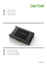 Preview for 1 page of Berbel Connect Installation Instructions Manual