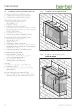 Предварительный просмотр 8 страницы Berbel Firstline Unseen BEH 60 FLU Operating And Installation Instructions For The Models