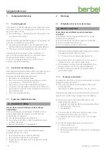 Preview for 14 page of Berbel KNX-RF Assembly Information