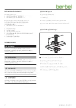 Preview for 2 page of Berbel permalyt BUR BDL 115 Installation Instructions Manual