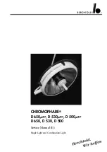 Предварительный просмотр 1 страницы Berchtold CHROMOPHARE D 500 Service Manual