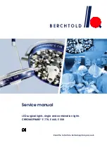 Preview for 1 page of Berchtold CHROMOPHARE E 558 Service Manual