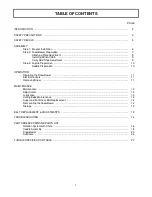 Предварительный просмотр 3 страницы Berco 700360- 700360-2 Owner'S Manual