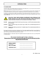 Предварительный просмотр 4 страницы Berco Prestige 54'' 700360-10 Owner'S Manual
