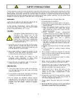 Предварительный просмотр 5 страницы Berco Prestige 54'' 700360-10 Owner'S Manual