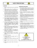 Предварительный просмотр 6 страницы Berco Prestige 54'' 700360-10 Owner'S Manual
