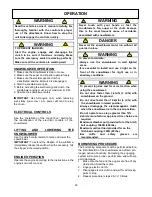 Предварительный просмотр 22 страницы Berco Prestige 54'' 700360-10 Owner'S Manual