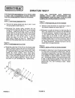 Предварительный просмотр 27 страницы Bercomac 700217A Owner'S Manual