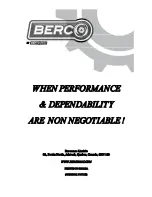 Preview for 36 page of Bercomac 700370-3 Owner'S Manual