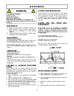 Предварительный просмотр 12 страницы Bercomac 700374-1 Owner'S Manual