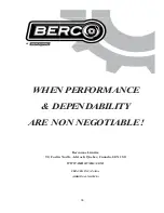 Предварительный просмотр 39 страницы Bercomac 700714 Owner'S Manual