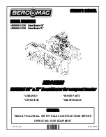 Bercomac 700968-1-33V Owner'S Manual preview