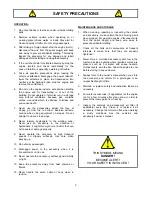 Preview for 6 page of Bercomac BERCO 700272-3 Owner'S Manual