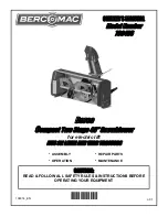 Bercomac Berco 700465 Owner'S Manual preview