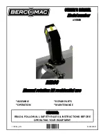 Preview for 1 page of Bercomac BERCO 701029 Owner'S Manual